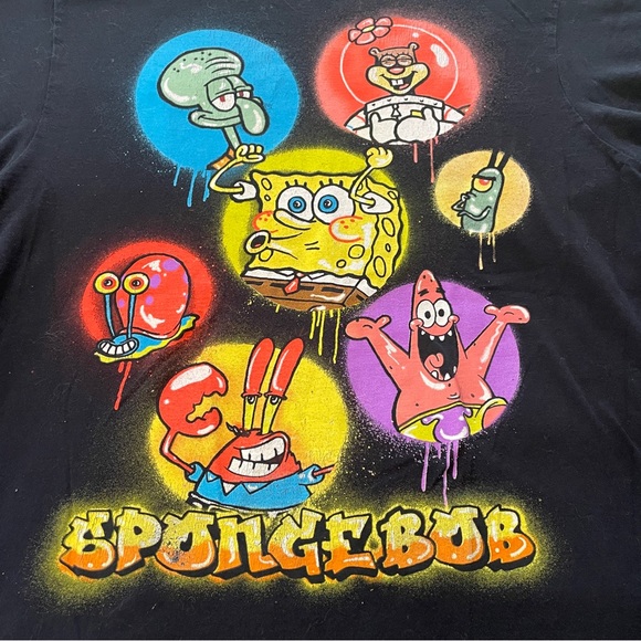 💖4 for $24💖 Spongebob men’s t-shirt sz medium - Picture 2 of 7